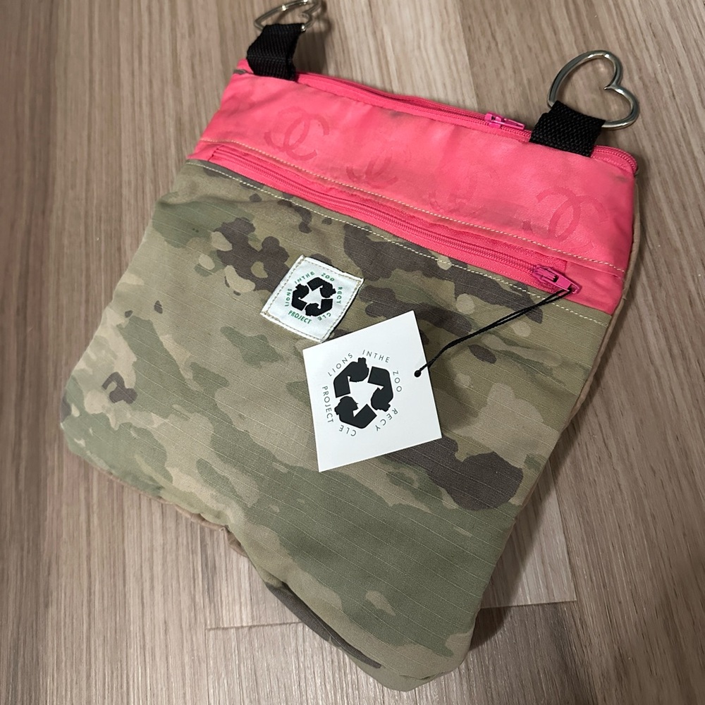 Chanel Camo Cross Shoulder Bag Upcycled